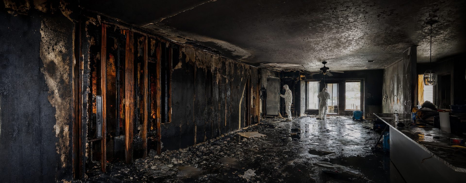 Smoke Damage and HVAC Contamination After a Fire in East Texas
